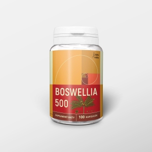 Boswellia serrata (Olibanum) Boswelia Nanga 100 kapsułek x 500 mg
