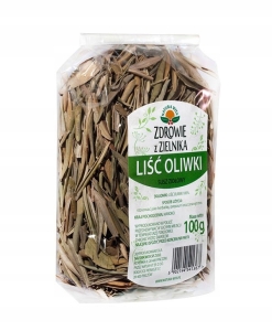 Oliwka Liść oliwki cały susz ziołowy Natura Wita 100 g