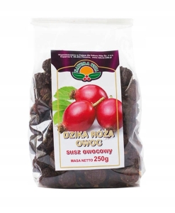Dzika róża Owoc dzikiej róży (Rosa canina) Natura wita 250 g