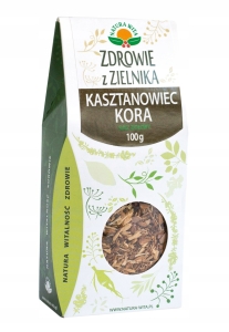 Kasztanowiec Kora kasztanowca susz ziołowy Natura Wita 100 g