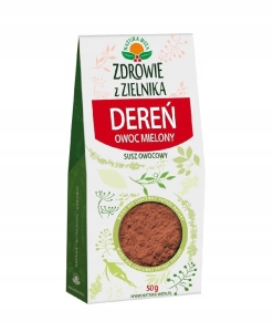 Dereń Owoc derenia mielony susz Natura Wita 50 g