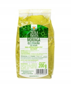 Moringa olejodajna Liść moringi mielony Natura Wita 200 g