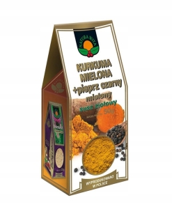 Kurkuma mielona z pieprzem czarnym Natura Wita 50 g