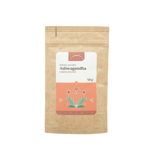 Ashwagandha Withania korzeń mielony Ajurweda Nanga 50 g