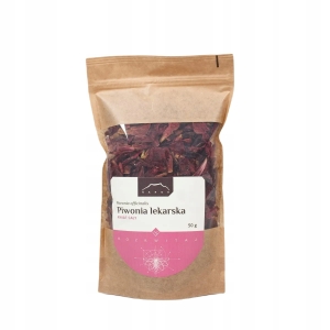 Piwonia lekarska (łac. Paeonia officinalis) kwiat 50 g Nanga