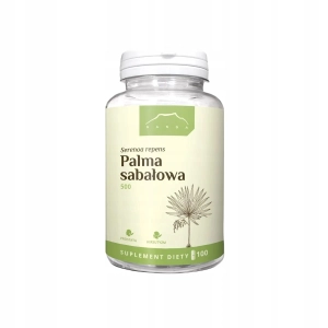 Palma sabałowa (łac. Serenoa repens) 100 kapsułek x 500 mg Nanga