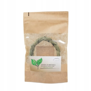 Trawa żubrowa – sweetgrass (łac. Hierochloe odorata) mały warkocz Nanga